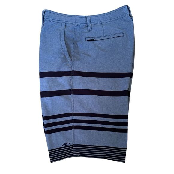 O’neill ~ Chambray Blue with Navy Blue stripes ~ Mens Boardshorts ~ size 34 - Picture 5 of 12
